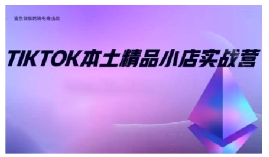 TikTok本土精品小店出海实战营，从入门到高阶，不止0-1!-七七项目网