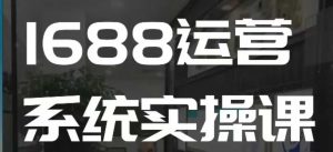 1688高阶运营系统实操课，快速掌握1688店铺运营的核心玩法-七七项目网