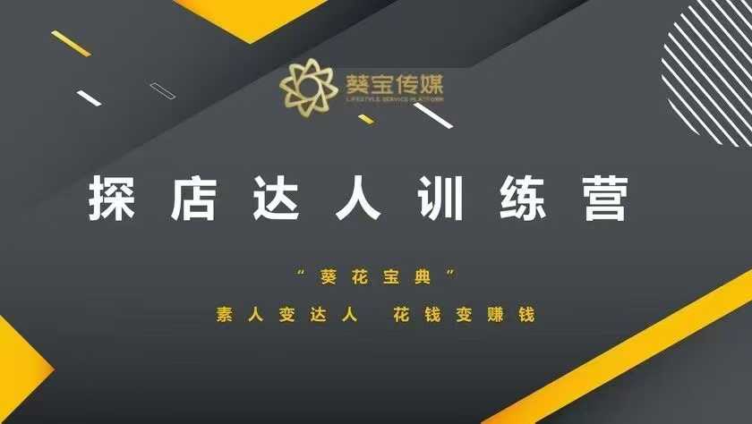 探店达人训练营，素人变达人，花钱变赚钱-七七项目网