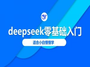 deepseek零基础入门-deepseek教程2025,适合小白慢慢学-七七项目网