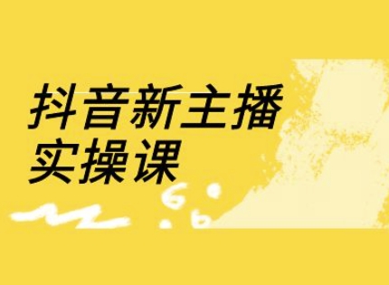 抖音新主播实操课，直播间流量运营线上实操课(18节)-七七项目网