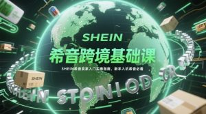 希音跨境基础课，SHEIN希音卖家入门实操指南，新手入坑希音必看-七七项目网