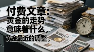 付费文章:黄金的走势意味着什么,如何看待黄金最近的调整-七七项目网
