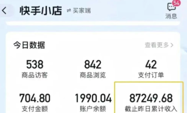 快手图文带货新玩法，用这个方法零门槛，6个月收入87249(保姆级详细教程)-七七项目网