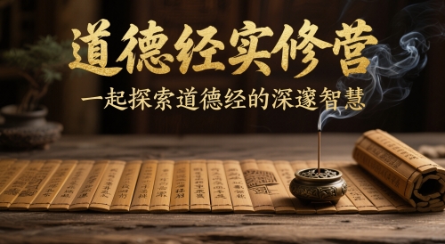 道德经实修营，一起探索道德经的深邃智慧-七七项目网