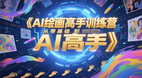 AI绘画高手训练营，从零基础到AI高手-七七项目网