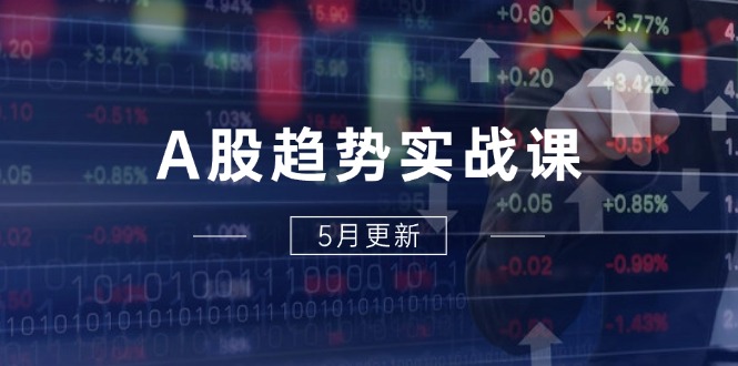 A股趋势实战课：主力动向+政策红利，2025全年策略5月更新-七七项目网