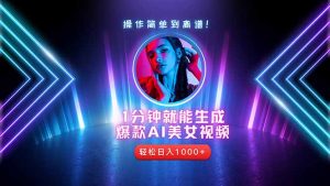 2025年最强副业：用AI做短视频，从零开始打造爆款账号！-七七项目网