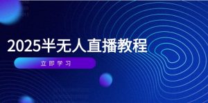半无人直播课(2025/4月-七七项目网