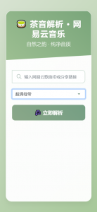 扣扣网易音乐解析UI模版 自适应双端-七七项目网