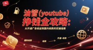 油管(youtube)挣钱全攻略:从开通广告收益到国内收款的实操指南-七七项目网