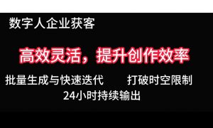 2025Ai数字人工具自动获客-七七项目网