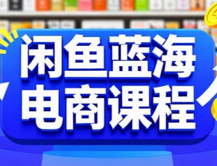 闲鱼蓝海电商课程，手把手助你快速上手，轻松实现闲鱼稳定盈利-七七项目网