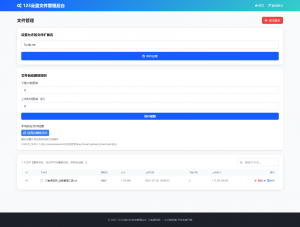 最新临时文件快传系统源码 轻量化 带后台 首发-七七项目网