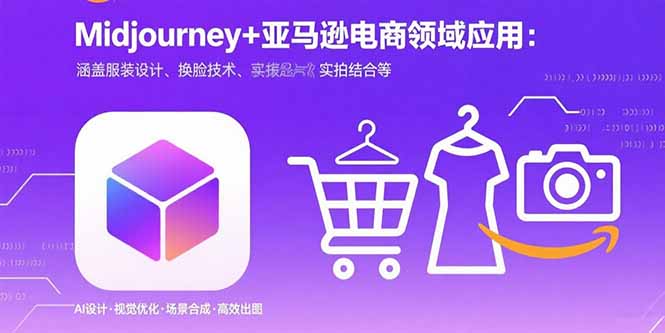 Midjourney+电商领域商业应用：涵盖服装设计、换脸技术、实拍结合等-七七项目网