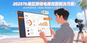 2025Tk美区跨境电商完整解决方案：适合希望快速入局美区电商的从业者学习-七七项目网