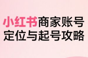 大晴老师·小红书电商全链路实战从定位到爆单(更新8月)-七七项目网