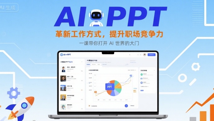 AI+PPT：革新工作方式，提升职场竞争力，一课带你打开 AI 世界的大门-七七项目网