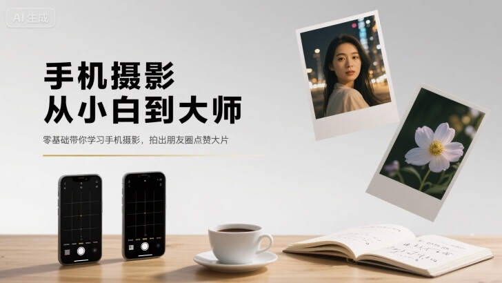 手机摄影从小白到大师，零基础带你学习手机摄影，拍出朋友圈点赞大片-七七项目网