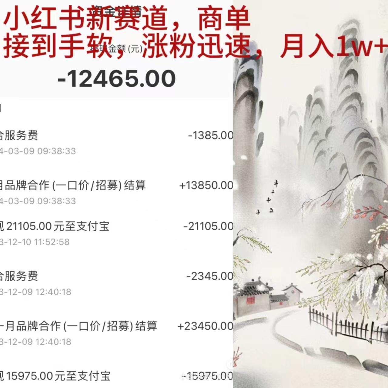 (9476期)小红书新赛道，商单接到手软，涨粉迅速，月入1w+-七七项目网