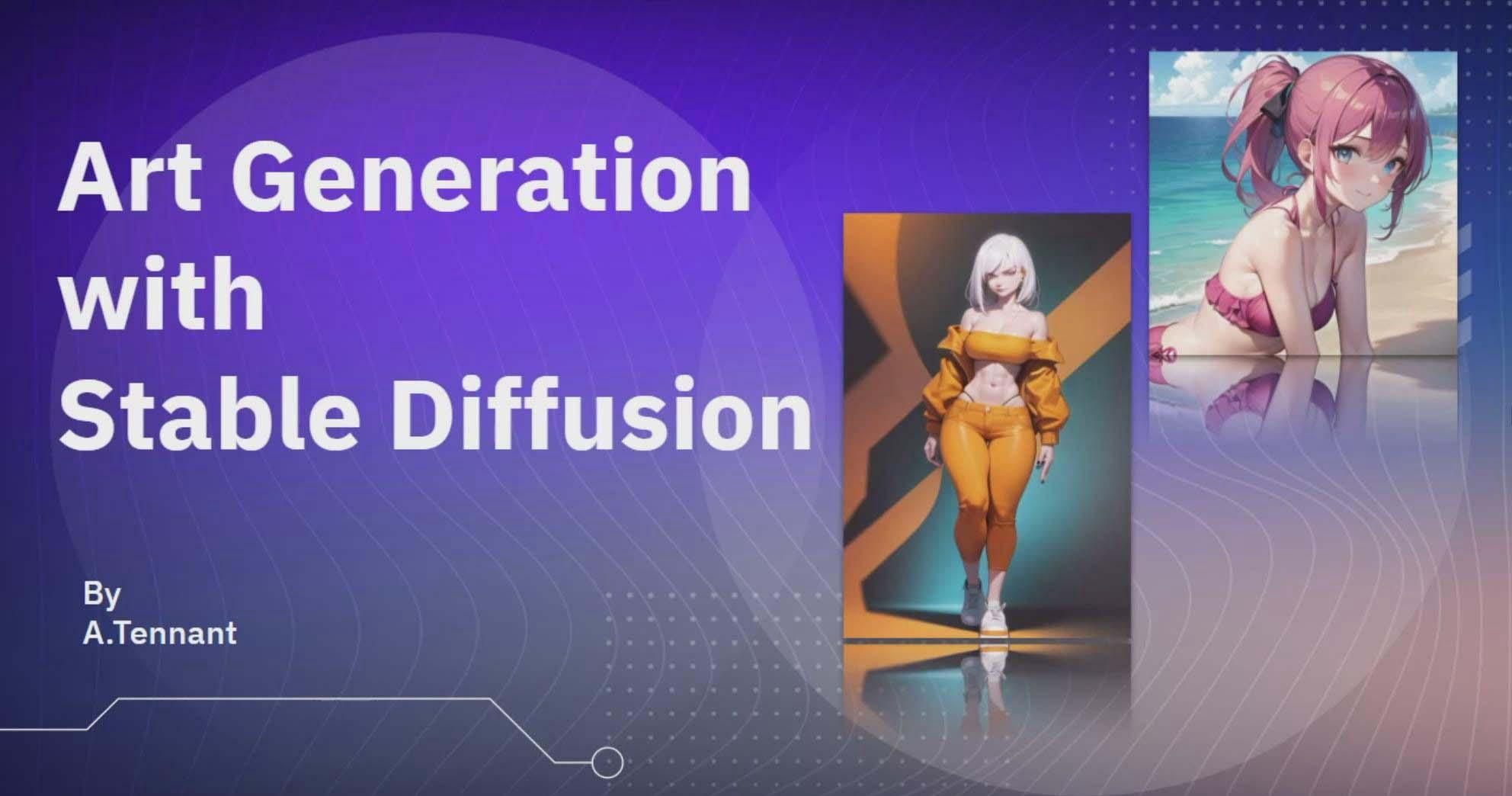 图片[1]-利用Stable Diffusion AI人工智能生成动漫艺术分步教程-14节课-中英字幕-七七项目网