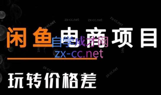 亿创繁星·闲鱼电商项目(玩转价格差)-七七项目网