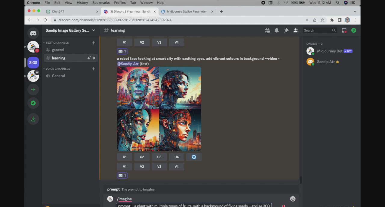 图片[2]-ChatGPT4 和 MidJourney AI 绘画聊天革命性指南教程-33节视频课-中英字幕-七七项目网