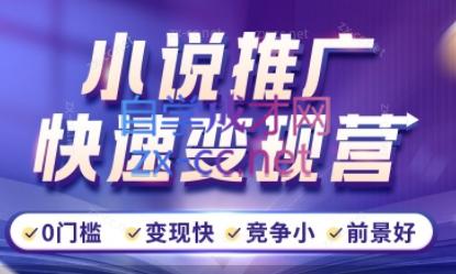 洲洲老师·小说推广快速变现营-七七项目网