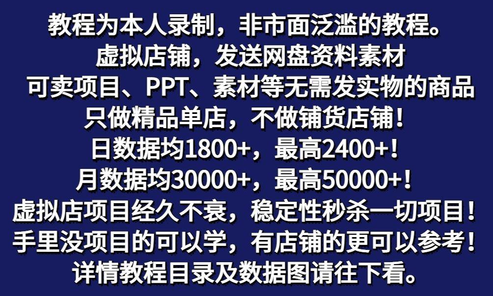 图片[2]-拼多多虚拟电商训练营月入50000+你也行，暴利稳定长久，副业首选-七七项目网