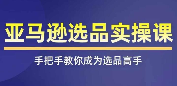 亚马逊选品实操课程，快速掌握亚马逊选品的技巧，覆盖亚马逊选品所有渠道-七七项目网