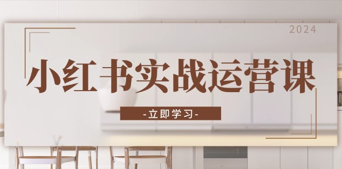 小红书实战运营课：从开通店铺到直播话术，打造爆款笔记与高效直播-七七项目网
