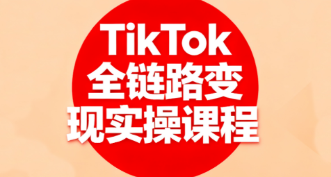 小杨老师·TikTok全链路变现实操课程-七七项目网