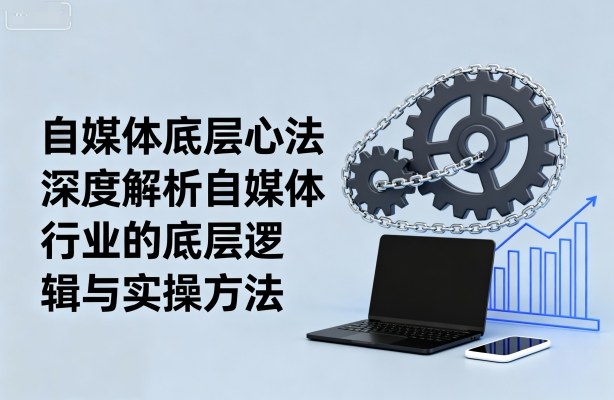 自媒体底层心法，深度解析自媒体行业的底层逻辑与实操方法-七七项目网