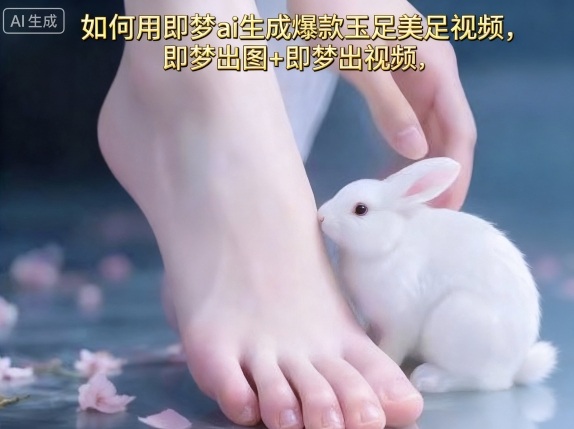 如何用即梦ai生成爆款玉足美足视频，即梦出图+即梦出视频，快速涨粉-七七项目网