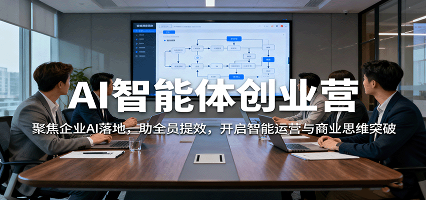 AI智能体创业营:聚焦企业AI落地,助全员提效,开启智能运营与商业思维突破-七七项目网