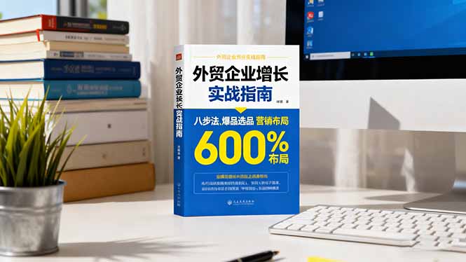 外贸企业增长实战指南,八步法、爆品选品、营销布局,业绩增长300%-七七项目网