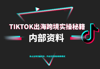 TikTok跨境电商0-1搭建运营(更新10月)-七七项目网