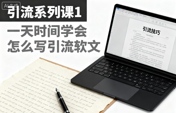 引流系列课1,一天时间学会怎么写引流软文-七七项目网