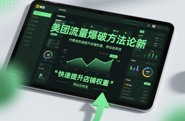 美团流量爆破方法论,付费流快速提升店铺权重,带动自然流-七七项目网