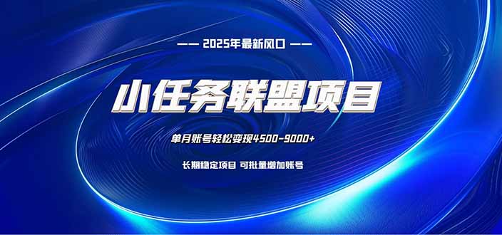 小任务联盟项目:一台电脑每天只需10分钟,轻松简单稳定-七七项目网
