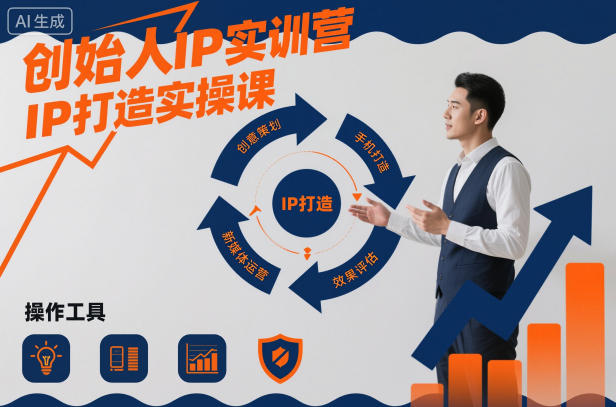 创始人IP实训营，IP打造实操课-七七项目网