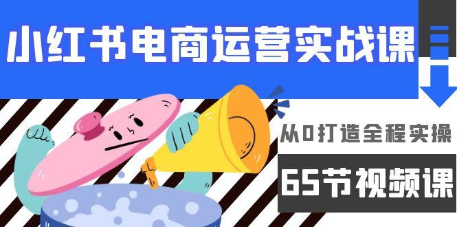 (9724期)小红书电商运营实战课，从0打造全程实操(65节视频课)-七七项目网