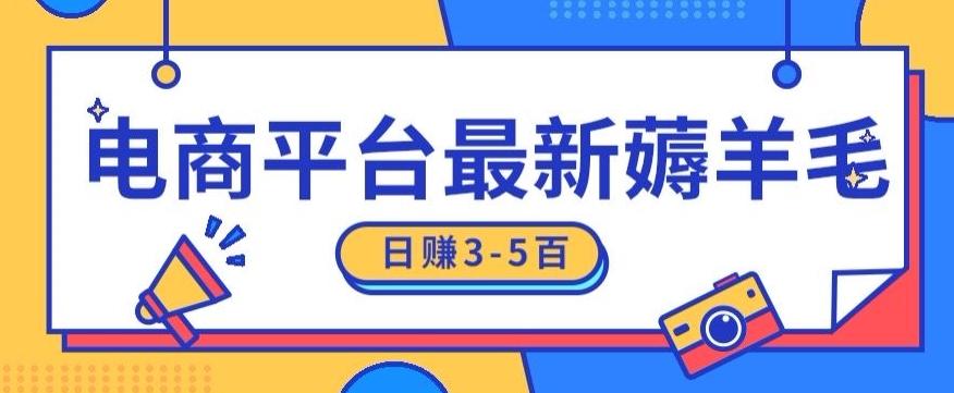 日赚300-500的电商平台薅羊毛新玩法，可重复操作，小白也可简单上手-七七项目网