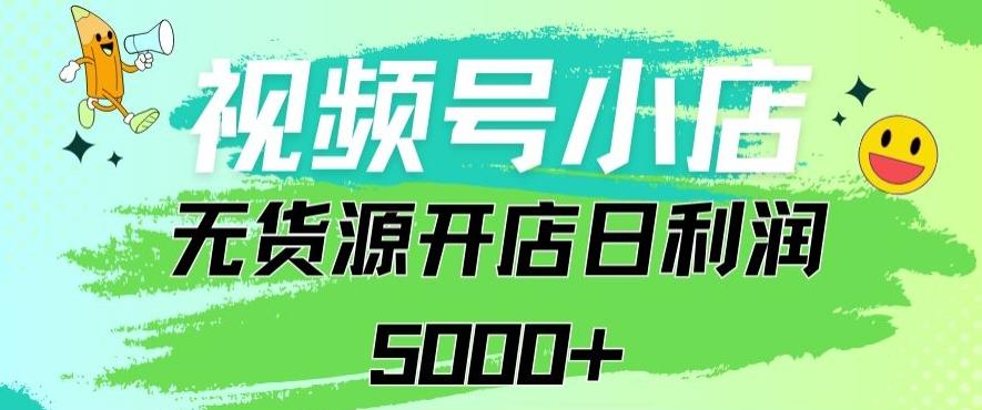 视频号无货源小店从0到1日订单量千单以上纯利润稳稳5000+【揭秘】-七七项目网