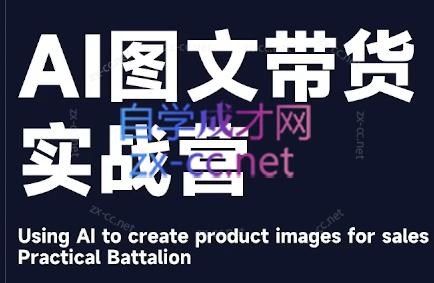 程程老师·AI图文带货实战营-七七项目网