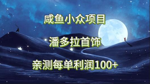 咸鱼小众项目，潘多拉首饰，亲测每单利润100+-七七项目网