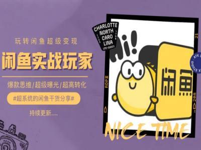 手把手教你0到1系统玩转闲鱼变现，爆款思维/超级曝光/超高转化-七七项目网