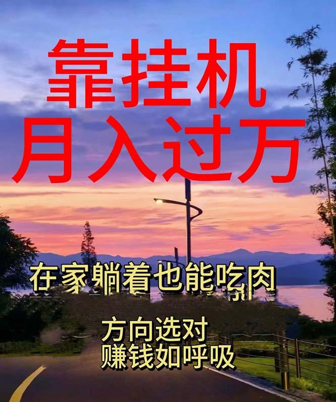 靠挂机，日入1000+，躺着也能吃肉，电脑手机都可挂-七七项目网