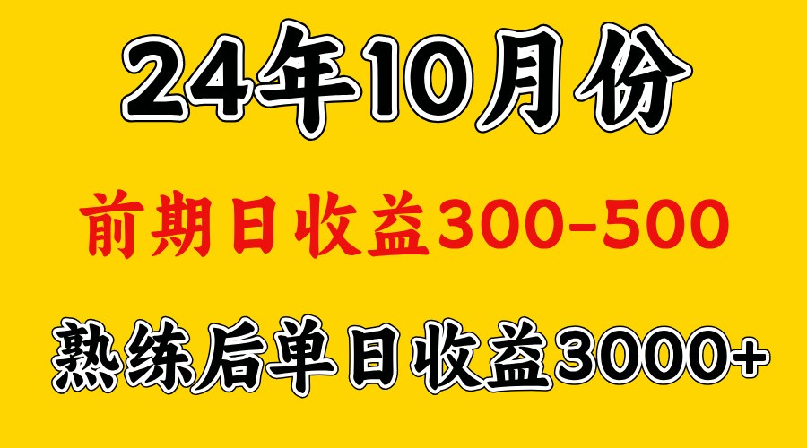 高手是怎么赚钱的.前期日收益500+熟练后日收益3000左右-七七项目网
