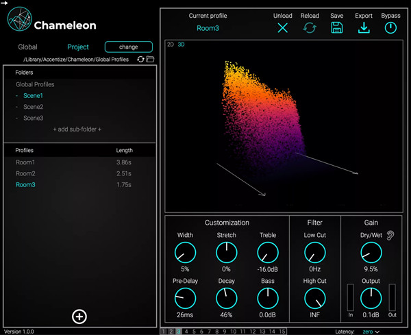 Accentize Chameleon(智能音频插件) v2.1.1 免费版-七七项目网